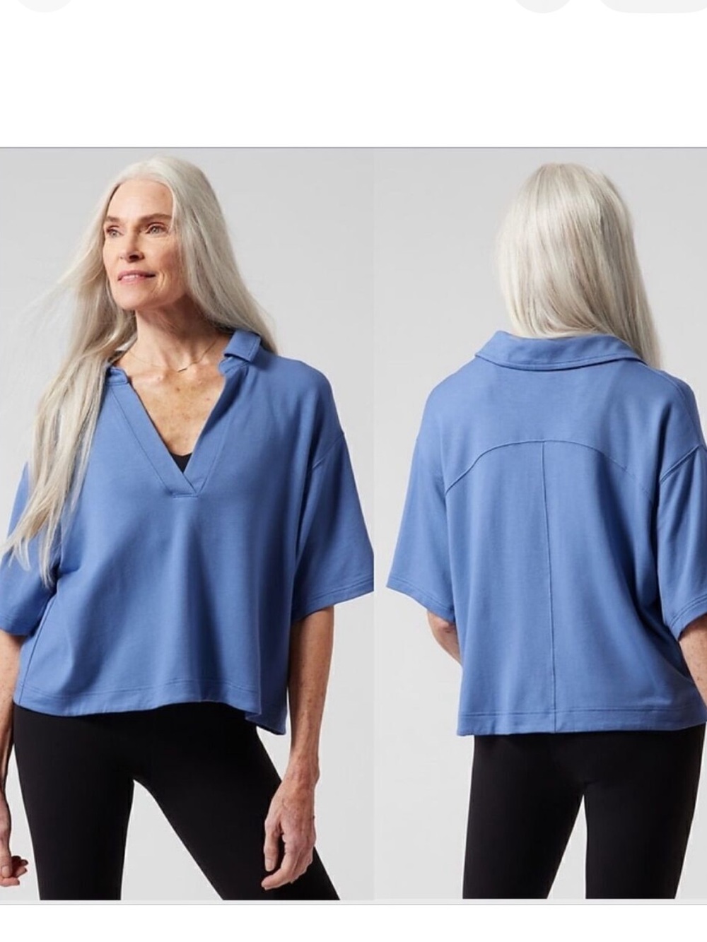 Athleta Westwood Sweatshirt Tee XS TP